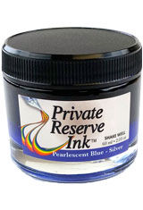 Blue-Silver Private Reserve 60ml Pearlescent Fountain Pen Ink
