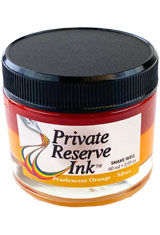 Orange-Silver Private Reserve 60ml Pearlescent Fountain Pen Ink