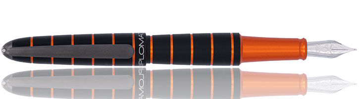 Orange Diplomat Elox Rings Fountain Pens