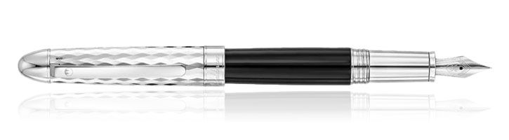 Black Lacquer Waldmann Précieux Fountain Pens
