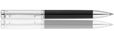 Waldmann Liberty Rollerball Pens in Pinstripe / Black Lacquer
