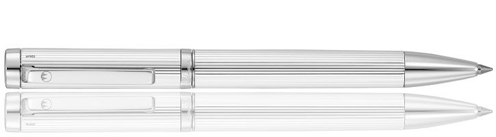 Platinum Pinstripe Waldmann Liberty Rollerball Pens