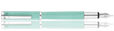 Waldmann Liberty Fountain Pens in Aquamarine Wave