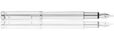 Waldmann Liberty Fountain Pens in Platinum Pinstripe