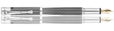 Waldmann Tango Imagination 18kt Nib Fountain Pens in Black