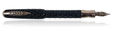 Pineider Psycho Fountain Pens in Black Rose Gold