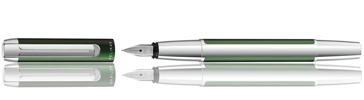 Deep Green Pelikan Pura P40 Fountain Pens