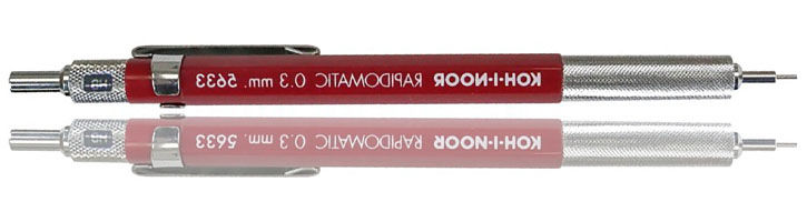 .3MM Red Koh-i-Noor Rapidomatic® Mechanical Pencils