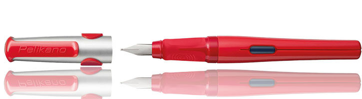 Red Pelikan Pelikano (Left Handed) Fountain Pens
