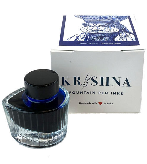Pen Ink Bottle Krishna Ink Pakeezah Bril Royal Blue Ink Pen Bril