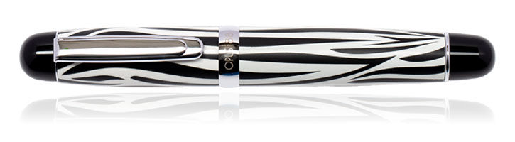 Savannah Zebra Opus 88 Mini Pocket Fountain Pens
