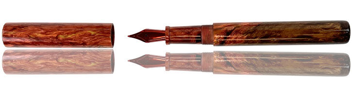 Sedona Sands Red Hinze Pen Chalet Exclusive Elementar Fountain Pens