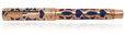 Conklin Endura Deco Crest Fountain Pens in Blue / Rose Gold