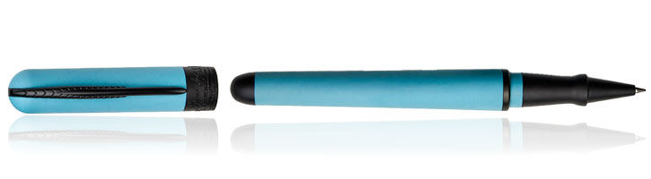 Ice Blue Pineider Avatar UR Matte Black Rollerball Pens