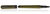 Pineider Avatar UR Matte Black Rollerball Pens in Military Green