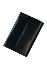 Black Girologio Penfolio Leather 12 Pen Carrying Cases