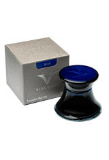 Blue Visconti Glass Inkwell 50ml Fountain Pen Ink