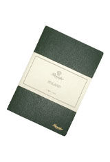 Green, Large Pineider Milano Leather Memo & Notebooks
