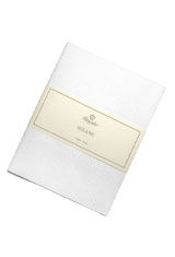 Pure White, Large Pineider Milano Leather Memo & Notebooks
