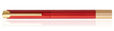 Ystudio Glamour Evolve BiHex Rollerball Pens in Marsala