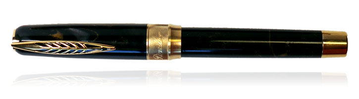 Midnight Black/Gold trim Pineider La Grande Bellezza Rocco  Fountain Pens
