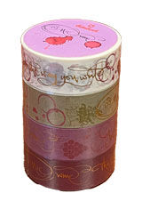 Esterbrook Cosmic Wine Estie Washi Tape (pack of 4) Executive Gifts & Desk Accessories
