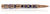 Conklin Endura Deco Crest Rollerball Pens in Blue / Rose Gold