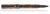 Conklin Endura Deco Crest Rollerball Pens in Orange / Gunmetal