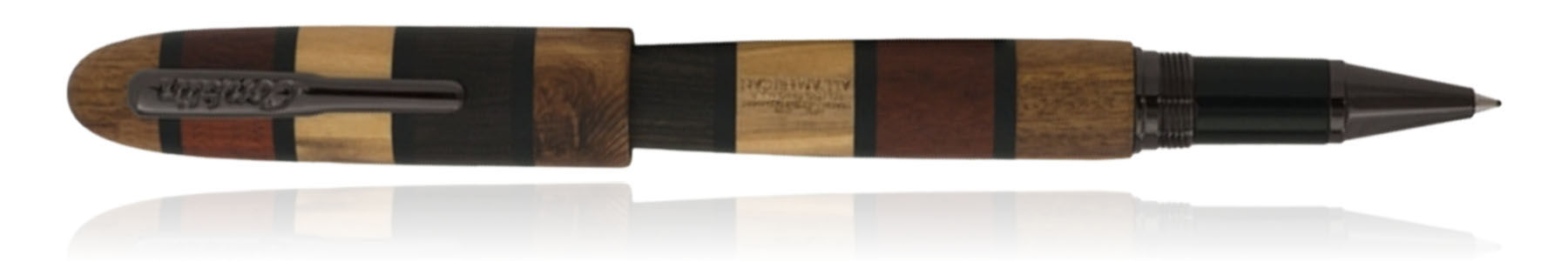 Conklin All American Rollerball Pen - Limited Edition - Quad Wood