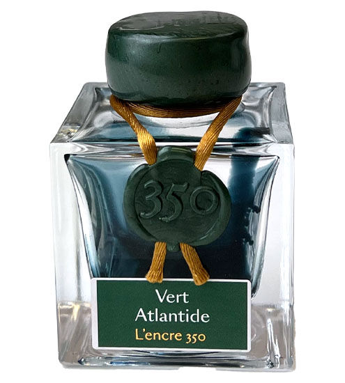 Jacques Herbin 350th Anniversary Vert Atlantide 50ml Empty Ink