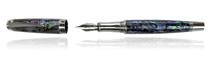 Abalone/Chrome Monteverde Invincia Deluxe Limited Edition  Fountain Pens