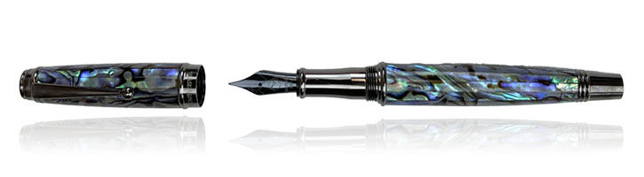 Abalone/Gunmetal Monteverde Invincia Deluxe Limited Edition  Fountain Pens