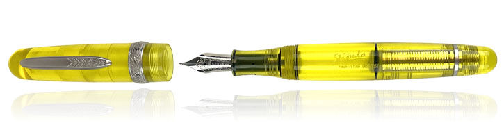 Clear Yellow Stipula Etruria Rainbow Fountain Pens