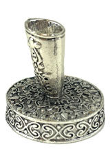 Silver Pen Chalet Quill Pen Holder Reproduction Pen Rests & Display Cases