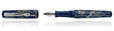 Ranga Markandeya Fountain Pens in Blue/White