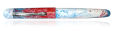 Ranga Samurai Fountain Pens in Blue/Pink Resin 2