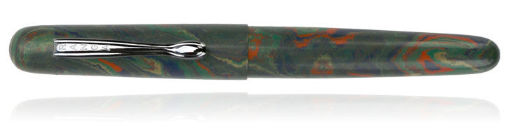 P11 Blue/White/Green/Orange Ranga Samurai Fountain Pens