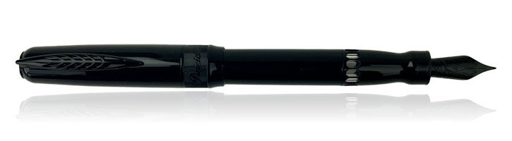 Black/Black Pineider LGB Rocco Fountain Pens