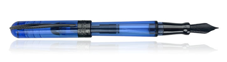 Ice Blue Pineider Avatar UR Demo Black Fountain Pens