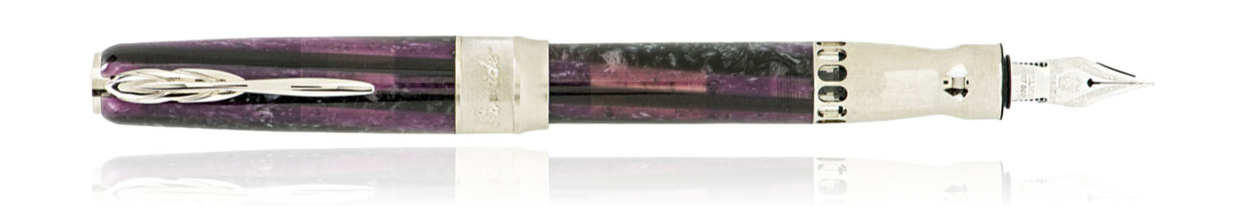 Pineider Arco Stilo Violet Fountain Pens