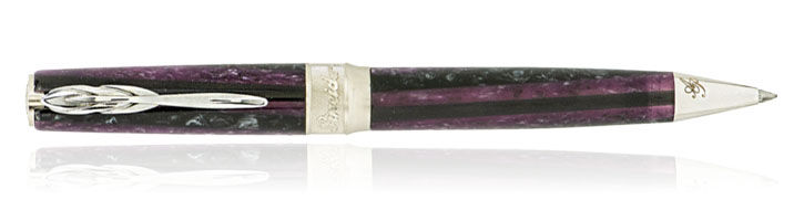 Pineider Arco Stilo Violet Ballpoint Pens