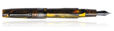 Leonardo Officina Italiana Supernova Fountain Pens in Galleria / Ruthenium trim