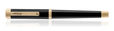 Montegrappa Quattro Rollerball Pens in Black / Yellow Gold