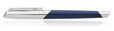 S.T. Dupont Defi Millennium Fountain Pens in Navy Blue/Silver