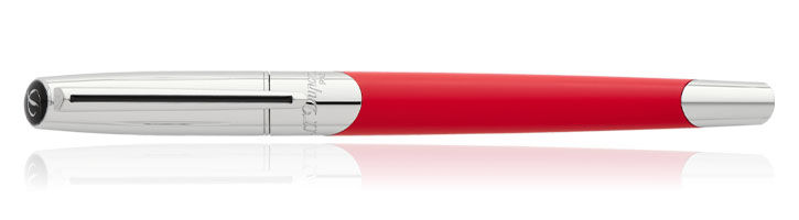 Red/Silver S.T. Dupont Defi Millennium Fountain Pens