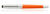 S.T. Dupont Defi Millennium Rollerball Pens in Orange/Silver