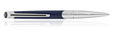 S.T. Dupont Defi Millennium Ballpoint Pens in Navy Blue/Silver