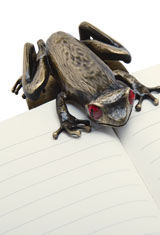 Esterbrook Tree Frog Page Clip Executive Gifts & Desk Accessories