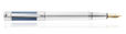 Waldmann Commander 23 Fountain Pens in Sterling Silver & Metallic Blue Lacquered- 18K