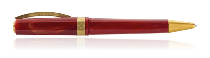 Red Visconti Opera Gold Ballpoint Pens
